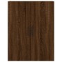 Aparador alto madera contrachapada marrón roble 69,5x34x180 cm de vidaXL, Aparadores - Ref: Foro24-3195874, Precio: 190,41 €,...