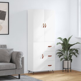 Tall white plywood sideboard 69.5x34x180 cm by vidaXL, Sideboards - Ref: Foro24-3195875, Price: 162,52 €, Discount: %