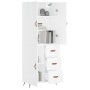 Tall white plywood sideboard 69.5x34x180 cm by vidaXL, Sideboards - Ref: Foro24-3195875, Price: 163,11 €, Discount: %