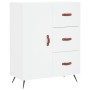 Tall white plywood sideboard 69.5x34x180 cm by vidaXL, Sideboards - Ref: Foro24-3195875, Price: 163,11 €, Discount: %