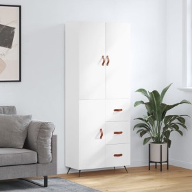 High glossy white plywood sideboard 69.5x34x180 cm by vidaXL, Sideboards - Ref: Foro24-3195877, Price: 165,99 €, Discount: %