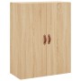 Aparador alto madera contrachapada color roble 69,5x34x180 cm de vidaXL, Aparadores - Ref: Foro24-3195878, Precio: 158,22 €, ...