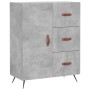 Tall plywood gray concrete sideboard 69.5x34x180 cm by vidaXL, Sideboards - Ref: Foro24-3195879, Price: 161,95 €, Discount: %