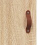 Aparador alto madera contrachapada color roble 69,5x34x180 cm de vidaXL, Aparadores - Ref: Foro24-3195878, Precio: 158,22 €, ...