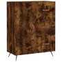 Tall smoked oak plywood sideboard 69.5x34x180 cm by vidaXL, Sideboards - Ref: Foro24-3195880, Price: 150,99 €, Discount: %