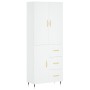 Tall white plywood sideboard 69.5x34x180 cm by vidaXL, Sideboards - Ref: Foro24-3195883, Price: 166,15 €, Discount: %