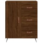 Tall oak brown plywood sideboard 69.5x34x180 cm by vidaXL, Sideboards - Ref: Foro24-3195882, Price: 156,30 €, Discount: %