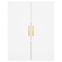 Tall white plywood sideboard 69.5x34x180 cm by vidaXL, Sideboards - Ref: Foro24-3195883, Price: 166,15 €, Discount: %