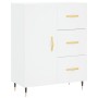 Tall white plywood sideboard 69.5x34x180 cm by vidaXL, Sideboards - Ref: Foro24-3195883, Price: 166,15 €, Discount: %