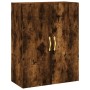 Aparador alto madera contrachapada roble ahumado 69,5x34x180 cm de vidaXL, Aparadores - Ref: Foro24-3195888, Precio: 162,99 €...