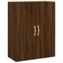 Tall oak brown plywood sideboard 69.5x34x180 cm by vidaXL, Sideboards - Ref: Foro24-3195890, Price: 159,99 €, Discount: %