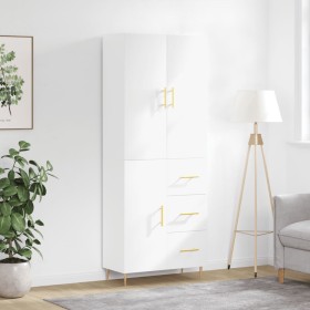 Tall white plywood sideboard 69.5x34x180 cm by vidaXL, Sideboards - Ref: Foro24-3195891, Price: 161,99 €, Discount: %