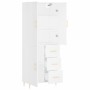 Aparador alto madera contrachapada blanco 69,5x34x180 cm de vidaXL, Aparadores - Ref: Foro24-3195891, Precio: 161,99 €, Descu...