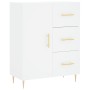 Aparador alto madera contrachapada blanco 69,5x34x180 cm de vidaXL, Aparadores - Ref: Foro24-3195891, Precio: 161,99 €, Descu...