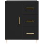 Aparador alto madera contrachapada negro 69,5x34x180 cm de vidaXL, Aparadores - Ref: Foro24-3195892, Precio: 168,99 €, Descue...