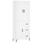 Aparador alto madera contrachapada blanco 69,5x34x180 cm de vidaXL, Aparadores - Ref: Foro24-3195899, Precio: 171,60 €, Descu...