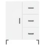 Aparador alto madera contrachapada blanco 69,5x34x180 cm de vidaXL, Aparadores - Ref: Foro24-3195899, Precio: 171,60 €, Descu...