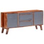 Gray Sheesham solid wood sideboard 120x30x55 cm by vidaXL, Sideboards - Ref: Foro24-286371, Price: 251,99 €, Discount: %