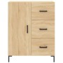 Aparador alto madera contrachapada color roble 69,5x34x180 cm de vidaXL, Aparadores - Ref: Foro24-3195902, Precio: 157,99 €, ...