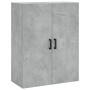 Aparador alto madera contrachapada gris hormigón 69,5x34x180 cm de vidaXL, Aparadores - Ref: Foro24-3195903, Precio: 159,99 €...