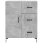 Aparador alto madera contrachapada gris hormigón 69,5x34x180 cm de vidaXL, Aparadores - Ref: Foro24-3195903, Precio: 159,99 €...