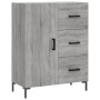 High sideboard sonoma gray plywood 69.5x34x180 cm by vidaXL, Sideboards - Ref: Foro24-3195905, Price: 166,62 €, Discount: %