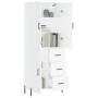 Aparador alto madera contrachapada blanco 69,5x34x180 cm de vidaXL, Aparadores - Ref: Foro24-3195907, Precio: 175,99 €, Descu...