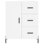 Aparador alto madera contrachapada blanco 69,5x34x180 cm de vidaXL, Aparadores - Ref: Foro24-3195907, Precio: 175,99 €, Descu...