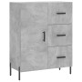 Aparador alto madera contrachapada gris hormigón 69,5x34x180 cm de vidaXL, Aparadores - Ref: Foro24-3195911, Precio: 165,99 €...