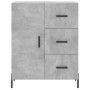 Aparador alto madera contrachapada gris hormigón 69,5x34x180 cm de vidaXL, Aparadores - Ref: Foro24-3195911, Precio: 165,99 €...