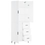 Tall white plywood sideboard 69.5x34x180 cm by vidaXL, Sideboards - Ref: Foro24-3195915, Price: 175,61 €, Discount: %