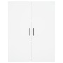 Tall white plywood sideboard 69.5x34x180 cm by vidaXL, Sideboards - Ref: Foro24-3195915, Price: 175,61 €, Discount: %