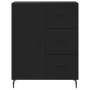 Tall black plywood sideboard 69.5x34x180 cm by vidaXL, Sideboards - Ref: Foro24-3195916, Price: 189,92 €, Discount: %