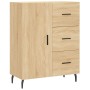 High oak-colored plywood sideboard 69.5x34x180 cm by vidaXL, Sideboards - Ref: Foro24-3195918, Price: 170,67 €, Discount: %