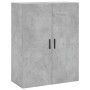 Aparador alto madera contrachapada gris hormigón 69,5x34x180 cm de vidaXL, Aparadores - Ref: Foro24-3195919, Precio: 163,08 €...