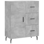 Aparador alto madera contrachapada gris hormigón 69,5x34x180 cm de vidaXL, Aparadores - Ref: Foro24-3195919, Precio: 163,08 €...