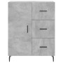 Aparador alto madera contrachapada gris hormigón 69,5x34x180 cm de vidaXL, Aparadores - Ref: Foro24-3195919, Precio: 163,08 €...