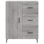 Tall gray Sonoma plywood sideboard 69.5x34x180 cm by vidaXL, Sideboards - Ref: Foro24-3195921, Price: 166,42 €, Discount: %