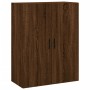 Aparador alto madera contrachapada marrón roble 69,5x34x180 cm de vidaXL, Aparadores - Ref: Foro24-3195922, Precio: 169,19 €,...