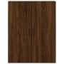 Aparador alto madera contrachapada marrón roble 69,5x34x180 cm de vidaXL, Aparadores - Ref: Foro24-3195922, Precio: 169,19 €,...