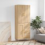 Aparador alto madera contrachapada color roble 69,5x34x180 cm de vidaXL, Aparadores - Ref: Foro24-3196006, Precio: 150,52 €, ...