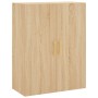 Aparador alto madera contrachapada color roble 69,5x34x180 cm de vidaXL, Aparadores - Ref: Foro24-3196006, Precio: 150,52 €, ...