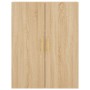 Aparador alto madera contrachapada color roble 69,5x34x180 cm de vidaXL, Aparadores - Ref: Foro24-3196006, Precio: 150,52 €, ...