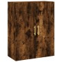 Aparador alto madera contrachapada roble ahumado 69,5x34x180 cm de vidaXL, Aparadores - Ref: Foro24-3196008, Precio: 150,99 €...