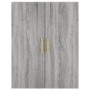 Aparador alto madera contrachapada gris sonoma 69,5x34x180 cm de vidaXL, Aparadores - Ref: Foro24-3196009, Precio: 165,99 €, ...