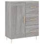 Aparador alto madera contrachapada gris sonoma 69,5x34x180 cm de vidaXL, Aparadores - Ref: Foro24-3196009, Precio: 165,99 €, ...