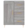 Aparador alto madera contrachapada gris sonoma 69,5x34x180 cm de vidaXL, Aparadores - Ref: Foro24-3196009, Precio: 165,99 €, ...