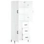 Aparador alto madera contrachapada blanco 69,5x34x180 cm de vidaXL, Aparadores - Ref: Foro24-3196011, Precio: 170,74 €, Descu...