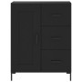 Tall black plywood sideboard 69.5x34x180 cm by vidaXL, Sideboards - Ref: Foro24-3196012, Price: 173,97 €, Discount: %