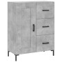 Aparador alto madera contrachapada gris hormigón 69,5x34x180 cm de vidaXL, Aparadores - Ref: Foro24-3196015, Precio: 160,99 €...